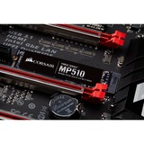 Corsair MP510 M.2 480 GB PCI Express 3.0 3D TLC NAND NVMe, Unidad de estado sólido negro, 480 GB, M.2