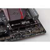 Corsair MP510 M.2 480 GB PCI Express 3.0 3D TLC NAND NVMe, Unidad de estado sólido negro, 480 GB, M.2