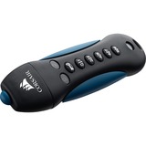Corsair Padlock 3 64GB unidad flash USB USB tipo A 3.2 Gen 1 (3.1 Gen 1) Negro, Azul, Lápiz USB negro/Azul, 64 GB, USB tipo A, 3.2 Gen 1 (3.1 Gen 1), Tapa, 150 g, Negro, Azul