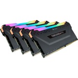 Corsair Vengeance CMW32GX4M4C3600C18 módulo de memoria 32 GB 4 x 8 GB DDR4 3600 MHz, Memoria RAM negro, 32 GB, 4 x 8 GB, DDR4, 3600 MHz, 288-pin DIMM, Negro