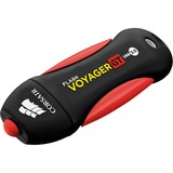 Corsair Voyager GT unidad flash USB 128 GB USB tipo A 3.2 Gen 1 (3.1 Gen 1) Negro, Rojo, Lápiz USB negro/Rojo, 128 GB, USB tipo A, 3.2 Gen 1 (3.1 Gen 1), 390 MB/s, Tapa, Negro, Rojo