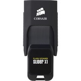 Corsair Voyager Slider X1 32GB unidad flash USB USB tipo A 3.2 Gen 1 (3.1 Gen 1) Negro, Lápiz USB negro, 32 GB, USB tipo A, 3.2 Gen 1 (3.1 Gen 1), 130 MB/s, Deslizar, Negro