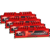 G.Skill 32GB DDR3-1333 CL9 RipjawsX módulo de memoria 4 x 8 GB 1333 MHz, Memoria RAM 32 GB, 4 x 8 GB, DDR3, 1333 MHz, 240-pin DIMM, Minorista