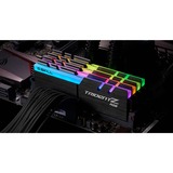 G.Skill Trident Z RGB F4-4000C18Q-32GTZRB módulo de memoria 32 GB 4 x 8 GB DDR4 4000 MHz, Memoria RAM negro, 32 GB, 4 x 8 GB, DDR4, 4000 MHz, 288-pin DIMM