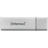 Intenso Alu Line unidad flash USB 4 GB USB tipo A 2.0 Plata, Lápiz USB plateado, 4 GB, USB tipo A, 2.0, 28 MB/s, Tapa, Plata