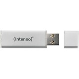 Intenso Alu Line unidad flash USB 4 GB USB tipo A 2.0 Plata, Lápiz USB plateado, 4 GB, USB tipo A, 2.0, 28 MB/s, Tapa, Plata