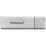Intenso Alu Line unidad flash USB 8 GB USB tipo A 2.0 Plata, Lápiz USB plateado, 8 GB, USB tipo A, 2.0, 28 MB/s, Tapa, Plata