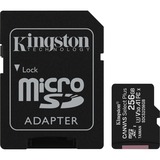 Kingston Canvas Select Plus 256 GB MicroSDXC UHS-I Clase 10, Tarjeta de memoria negro, 256 GB, MicroSDXC, Clase 10, UHS-I, 100 MB/s, 85 MB/s