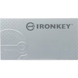 Kingston IronKey 64GB Basic S1000 Encrypted USB 3.0 FIPS 140-2 Level 3, Lápiz USB 64 GB, USB tipo A, 3.2 Gen 1 (3.1 Gen 1), 230 MB/s, Tapa, Plata