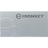 Kingston IronKey 64GB Enterprise S1000 Encrypted USB 3.0 FIPS 140-2 Level 3, Lápiz USB 64 GB, USB tipo A, 3.2 Gen 1 (3.1 Gen 1), 230 MB/s, Tapa, Plata