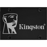 Kingston KC600 2.5" 512 GB Serial ATA III 3D TLC, Unidad de estado sólido negro, 512 GB, 2.5", 550 MB/s, 6 Gbit/s