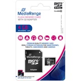 MediaRange 4 GB microSDHC, Tarjeta de memoria negro