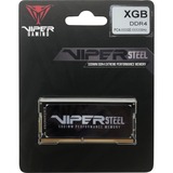 Patriot Viper Steel PVS432G240C5S módulo de memoria 32 GB 1 x 32 GB DDR4 2400 MHz, Memoria RAM gris, 32 GB, 1 x 32 GB, DDR4, 2400 MHz, 260-pin SO-DIMM