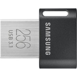 SAMSUNG MUF-256AB unidad flash USB 256 GB USB tipo A 3.2 Gen 1 (3.1 Gen 1) Gris, Plata, Lápiz USB negro, 256 GB, USB tipo A, 3.2 Gen 1 (3.1 Gen 1), 300 MB/s, Sin tapa, Gris, Plata