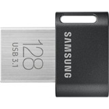 Samsung MUF-128AB unidad flash USB 128 GB USB tipo A 3.2 Gen 1 (3.1 Gen 1) Gris, Plata, Lápiz USB negro, 128 GB, USB tipo A, 3.2 Gen 1 (3.1 Gen 1), 300 MB/s, Sin tapa, Gris, Plata