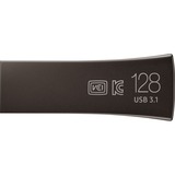 Samsung MUF-128BE unidad flash USB 128 GB USB tipo A 3.2 Gen 1 (3.1 Gen 1) Negro, Gris, Lápiz USB titanio, 128 GB, USB tipo A, 3.2 Gen 1 (3.1 Gen 1), 300 MB/s, Sin tapa, Negro, Gris