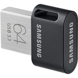 Samsung MUF-64AB unidad flash USB 64 GB USB tipo A 3.2 Gen 1 (3.1 Gen 1) Gris, Plata, Lápiz USB negro, 64 GB, USB tipo A, 3.2 Gen 1 (3.1 Gen 1), 300 MB/s, Sin tapa, Gris, Plata