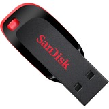 SanDisk Cruzer Blade unidad flash USB 16 GB USB tipo A 2.0 Negro, Rojo, Lápiz USB negro, 16 GB, USB tipo A, 2.0, Sin tapa, 2,5 g, Negro, Rojo