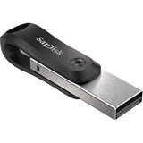SanDisk SDIX60N-128G-GN6NE unidad flash USB 128 GB 3.2 Gen 1 (3.1 Gen 1) Gris, Plata, Lápiz USB negro/Plateado, 128 GB, 3.2 Gen 1 (3.1 Gen 1), Girar, Gris, Plata