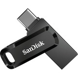 SanDisk Ultra Dual Drive unidad flash USB 128 GB USB Type-A / USB Type-C 3.2 Gen 1 (3.1 Gen 1) Negro, Plata, Lápiz USB negro, 128 GB, USB Type-A / USB Type-C, 3.2 Gen 1 (3.1 Gen 1), 150 MB/s, Deslizar, Negro, Plata