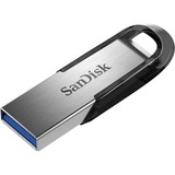 SanDisk Ultra Flair unidad flash USB 32 GB USB tipo A 3.0 Negro, Acero inoxidable, Lápiz USB 32 GB, USB tipo A, 3.0, 150 MB/s, Sin tapa, Negro, Acero inoxidable