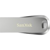 SanDisk Ultra Luxe unidad flash USB 128 GB USB tipo A 3.2 Gen 1 (3.1 Gen 1) Plata, Lápiz USB plateado, 128 GB, USB tipo A, 3.2 Gen 1 (3.1 Gen 1), 150 MB/s, Sin tapa, Plata