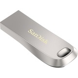 SanDisk Ultra Luxe unidad flash USB 32 GB USB tipo A 3.2 Gen 1 (3.1 Gen 1) Plata, Lápiz USB plateado, 32 GB, USB tipo A, 3.2 Gen 1 (3.1 Gen 1), 150 MB/s, Sin tapa, Plata