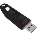 SanDisk Ultra unidad flash USB 16 GB USB tipo A 3.2 Gen 1 (3.1 Gen 1) Negro, Lápiz USB negro/Rojo, 16 GB, USB tipo A, 3.2 Gen 1 (3.1 Gen 1), 100 MB/s, Deslizar, Negro