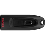 SanDisk Ultra unidad flash USB 512 GB USB tipo A 3.2 Gen 1 (3.1 Gen 1) Negro, Lápiz USB 512 GB, USB tipo A, 3.2 Gen 1 (3.1 Gen 1), 100 MB/s, Deslizar, Negro