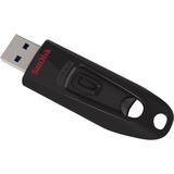 SanDisk Ultra unidad flash USB 64 GB USB tipo A 3.2 Gen 1 (3.1 Gen 1) Negro, Lápiz USB negro/Rojo, 64 GB, USB tipo A, 3.2 Gen 1 (3.1 Gen 1), 100 MB/s, Deslizar, Negro