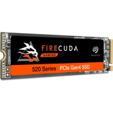 Seagate FireCuda 520 M.2 2000 GB PCI Express 4.0 3D TLC NVMe, Unidad de estado sólido 2000 GB, M.2, 5000 MB/s
