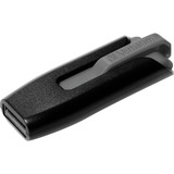 Verbatim V3 - Unidad USB 3.0 16 GB - Negro, Lápiz USB negro/Gris, 16 GB, USB tipo A, 3.2 Gen 1 (3.1 Gen 1), 60 MB/s, Deslizar, Negro, Gris