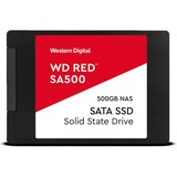 WD Red SA500 2.5" 500 GB Serial ATA III 3D NAND, Unidad de estado sólido 500 GB, 2.5", 560 MB/s, 6 Gbit/s