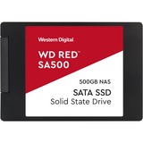 WD Red SA500 2.5" 500 GB Serial ATA III 3D NAND, Unidad de estado sólido 500 GB, 2.5", 560 MB/s, 6 Gbit/s