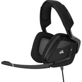 Corsair VOID ELITE USB Auriculares Diadema Negro, Auriculares para gaming negro/Carbón, Auriculares, Diadema, Juego, Negro, Binaural, Alámbrico