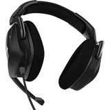 Corsair VOID ELITE USB Auriculares Diadema Negro, Auriculares para gaming negro/Carbón, Auriculares, Diadema, Juego, Negro, Binaural, Alámbrico