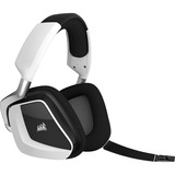 Corsair VOID RGB ELITE Wireless Auriculares Diadema Negro, Blanco, Auriculares para gaming blanco/Negro, Auriculares, Diadema, Juego, Negro, Blanco, Binaural, Botones, Giratorio