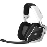 Corsair VOID RGB ELITE Wireless Auriculares Diadema Negro, Blanco, Auriculares para gaming blanco/Negro, Auriculares, Diadema, Juego, Negro, Blanco, Binaural, Botones, Giratorio