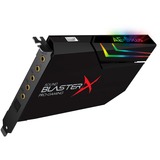 Creative Sound BlasterX AE-5 Plus Interno 5.1 canales PCI-E, Tarjeta de sonido negro, 5.1 canales, Interno, 32 bit, 122 dB, PCI-E