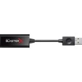 Creative Sound BlasterX G1 7.1 canales USB, Tarjeta de sonido negro, 7.1 canales, 24 bit, 93 dB, USB