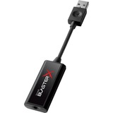 Creative Sound BlasterX G1 7.1 canales USB, Tarjeta de sonido negro, 7.1 canales, 24 bit, 93 dB, USB