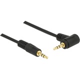 DeLOCK 2m 3.5mm M/M cable de audio 3,5mm Negro negro, 3,5mm, Macho, 3,5mm, Macho, 2 m, Negro