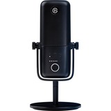 Elgato Wave 3 Negro Micrófono de superficie para mesa negro, Micrófono de superficie para mesa, 70 - 20000 Hz, 24 bit, 96 kHz, Alámbrico, USB