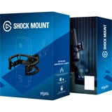 Elgato Wave Shock Mount, Soporte negro, Suspensión elástica para micrófono, Negro, Caucho, Acero, 11,5 cm, 32 mm, 135 mm