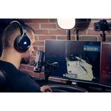 Elgato Wave Shock Mount, Soporte negro, Suspensión elástica para micrófono, Negro, Caucho, Acero, 11,5 cm, 32 mm, 135 mm