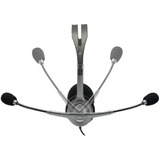 Logitech H111 Auriculares Alámbrico Diadema Oficina/Centro de llamadas Negro, Auriculares con micrófono gris, Alámbrico, Oficina/Centro de llamadas, 20 - 20000 Hz, 74 g, Auriculares, Negro