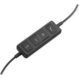 Logitech H570E Auriculares Alámbrico Diadema Oficina/Centro de llamadas USB tipo A Negro, Auriculares con micrófono negro, Alámbrico, Oficina/Centro de llamadas, 31,5 - 20000 Hz, 111 g, Auriculares, Negro