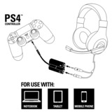 Sharkoon PMP35 cable de audio 0,12 m 3,5mm Negro, Adaptador negro, 3,5mm, Macho, 3,5mm, Hembra, 0,12 m, Negro
