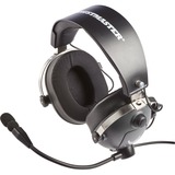 Thrustmaster T.Flight U.S. Air Force Edition Auriculares Alámbrico Diadema Juego Negro, Auriculares para gaming gris/metálico, Alámbrico, Juego, 650 g, Auriculares, Negro