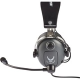 Thrustmaster T.Flight U.S. Air Force Edition Auriculares Alámbrico Diadema Juego Negro, Auriculares para gaming gris/metálico, Alámbrico, Juego, 650 g, Auriculares, Negro